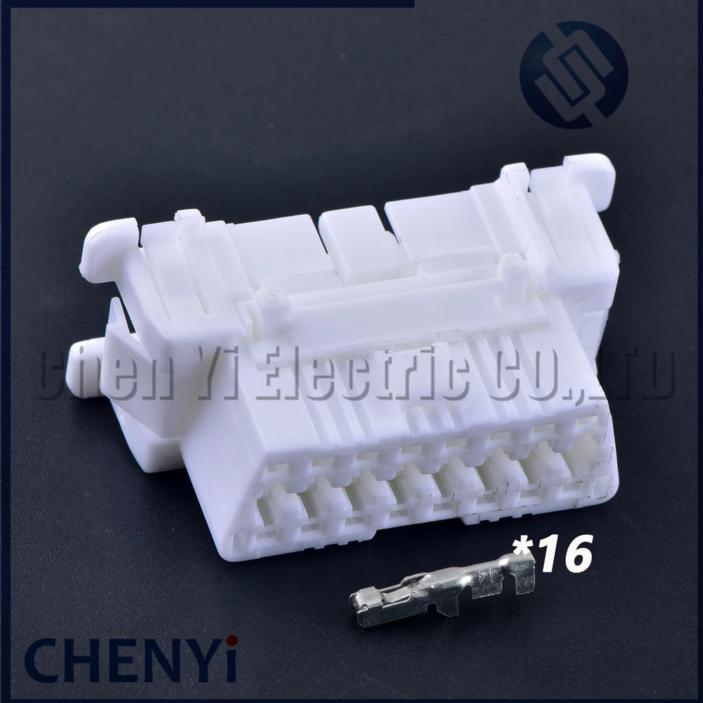 16 Pin/way Automobile Male Female Connector Car OBD Diagnostic tool Interface Wire Socket Auto Parts 179631-1 For Toyota