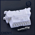 16 Pin/way Automobile Male Female Connector Car OBD Diagnostic tool Interface Wire Socket Auto Parts 179631-1 For Toyota