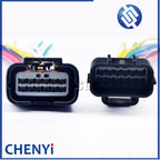 12 Pin Auto Waterproof connector Front and rear bumper radar Harness Plug 7283-4038-30 7282-4038-30 For Honda Civic Elison