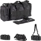 6pcs/set Universal Car Backrest Wall Hang Seat Back Storage Bag Organize Molle Panel with 5 Detachable Pouch,Outdoor Campe Hike