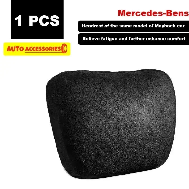 High Quality Car Headrest Neck Support Seat Design S Class Soft Universal Adjustable Car Pillow Neck Cushion Amagi