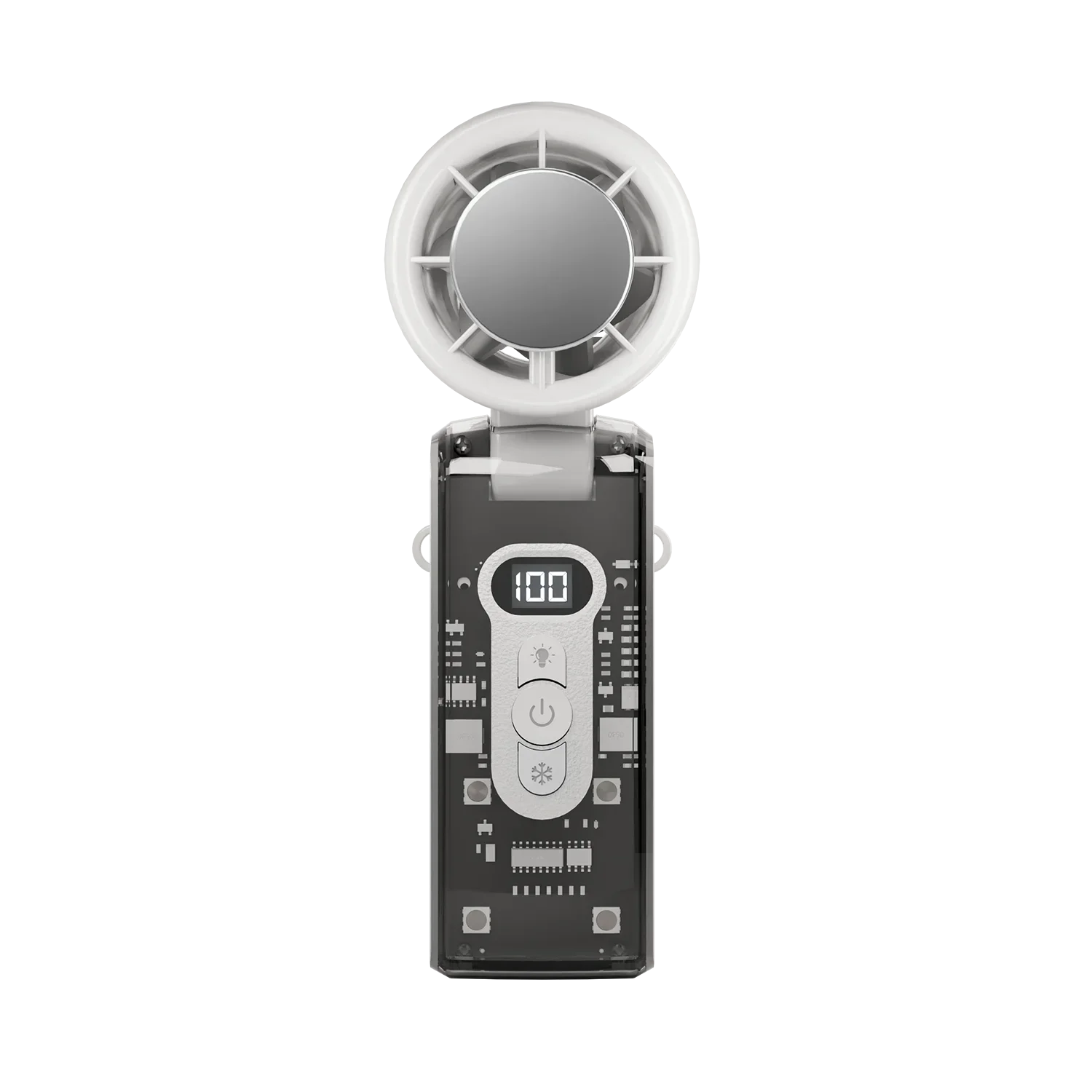 Car Portable Handheld Turbo Fan Rechargeable Mini Fans Ice Cooling LED Digital Display For Travel Office Outdoor Amagi