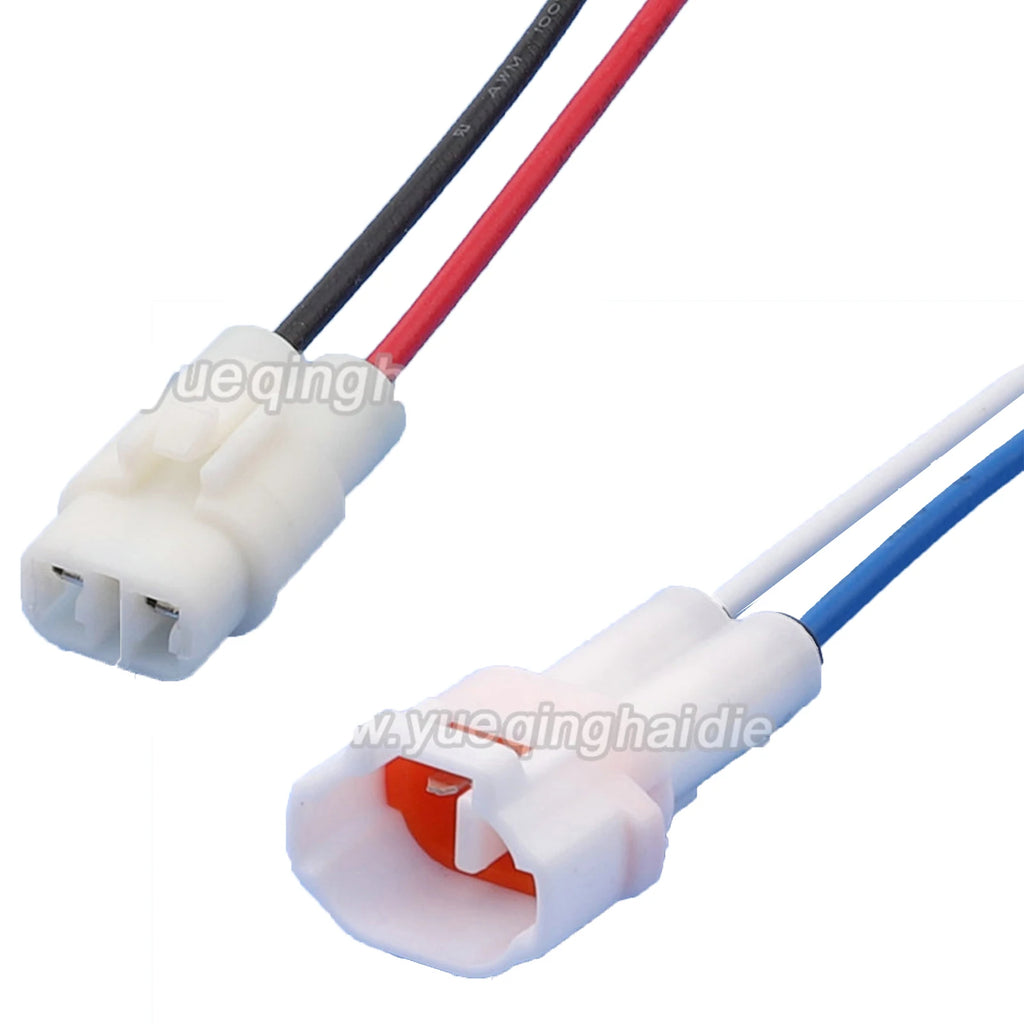 2 Pin Waterproof 2 mm Male Female White Auto Connector Automotive Plug Wiring Harness For Motorcycle 6180-2181 6187-2171