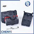 48 Pin way CMC Receptacle Left Wire Output ECU plug automotive central contral system wire harness Connectors 643201311