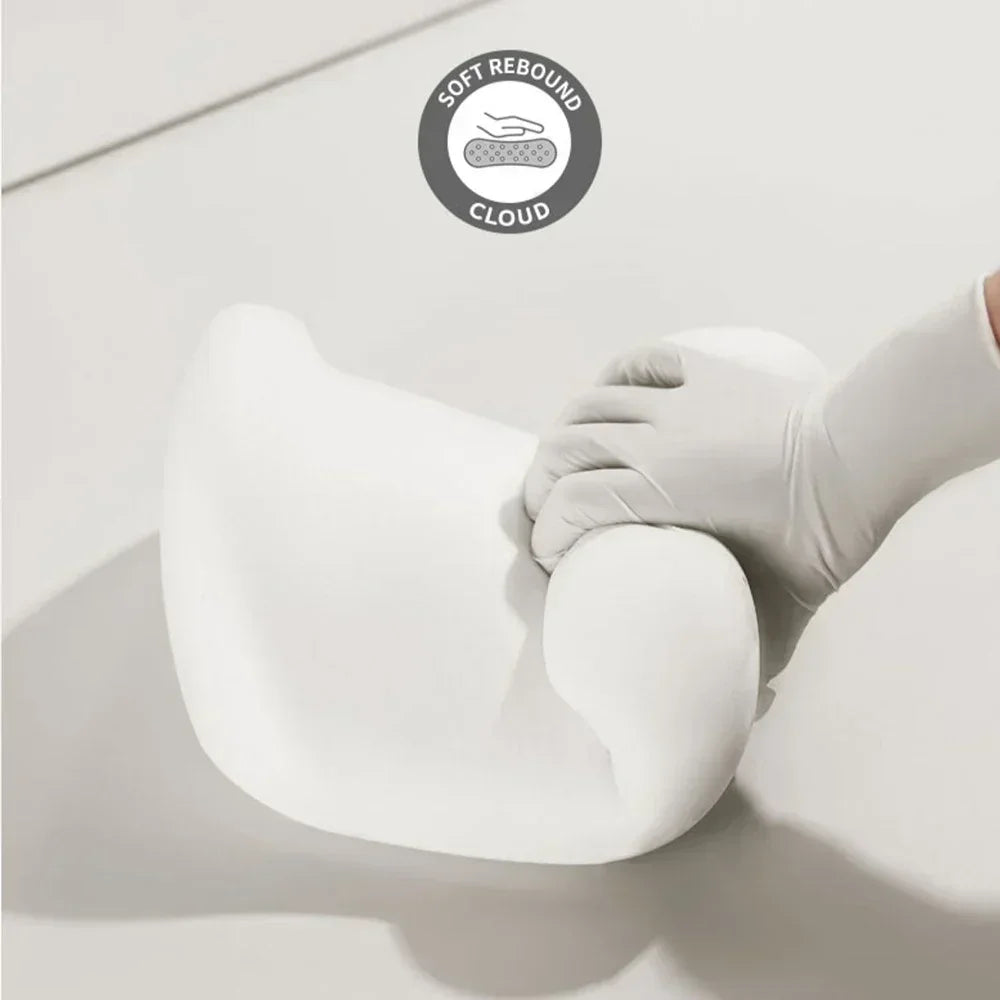 Car Headrest Car Neck Pillow Waist Cushion Driver Seat Backrest Car Cushion Driving Lumbar Support Waist Support Amagi