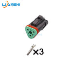 DT04-3P-E005/DT06-3S-E005 is suitable for the wiring harness connector of the oil pressure sensor in excavator parts