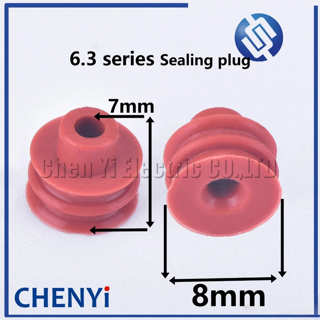 50 pcs 1.5 3.5 6.3 mm auto male or female crimp wire terminal pins and rubber seals 964286-1 964274-2 964296-1 926965-1