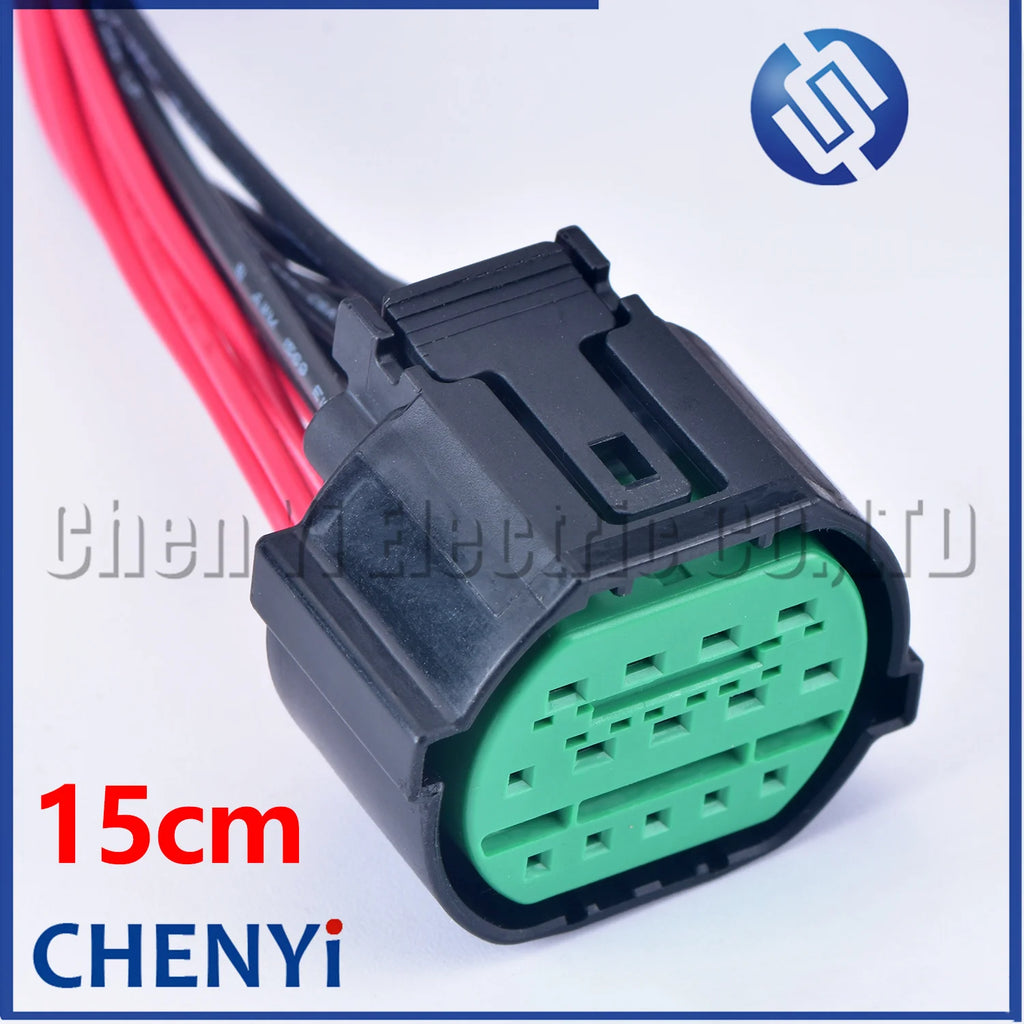 14 Pin Auto Headlight Waterproof Connector Car Lamp Light Wire Harness Plug GL301-14021 GL291-14021 For Hyundai Elantra  Kia K3