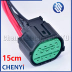 14 Pin Auto Headlight Waterproof Connector Car Lamp Light Wire Harness Plug GL301-14021 GL291-14021 For Hyundai Elantra  Kia K3