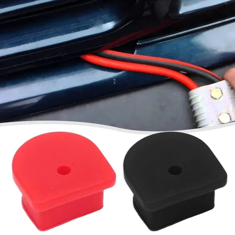 Red & Black Dust Plugs for Anderson Connector Plugs Versatile Applications Parts Waterproof Fixing Plug 50A-175A Cable Kits