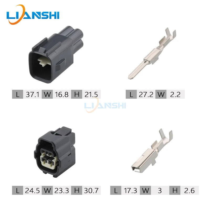 7282-7040-30/7283-7040-40 Automotive oxygen Sensor connector 4pin harness plug with terminal