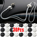 Car Wire Tie Clip Adhesive Fixer Organizer Black White Clamp Cable Line Holder Phone Computer USB Line Fastener Auto Accessories