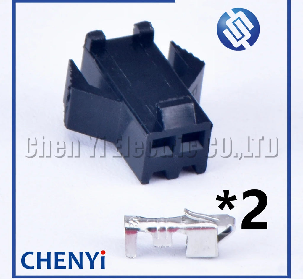 2 Pin SM series SM2.5-2P connector For Automotive electrical Home appliance toy battery charging interface wire harness plug