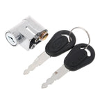 New Battery Safety Pack Box Lock W/2 Key Ignition Lock Metal For Motorcycle E-Bike Scooter Lgnition Switch Battery Safety Box