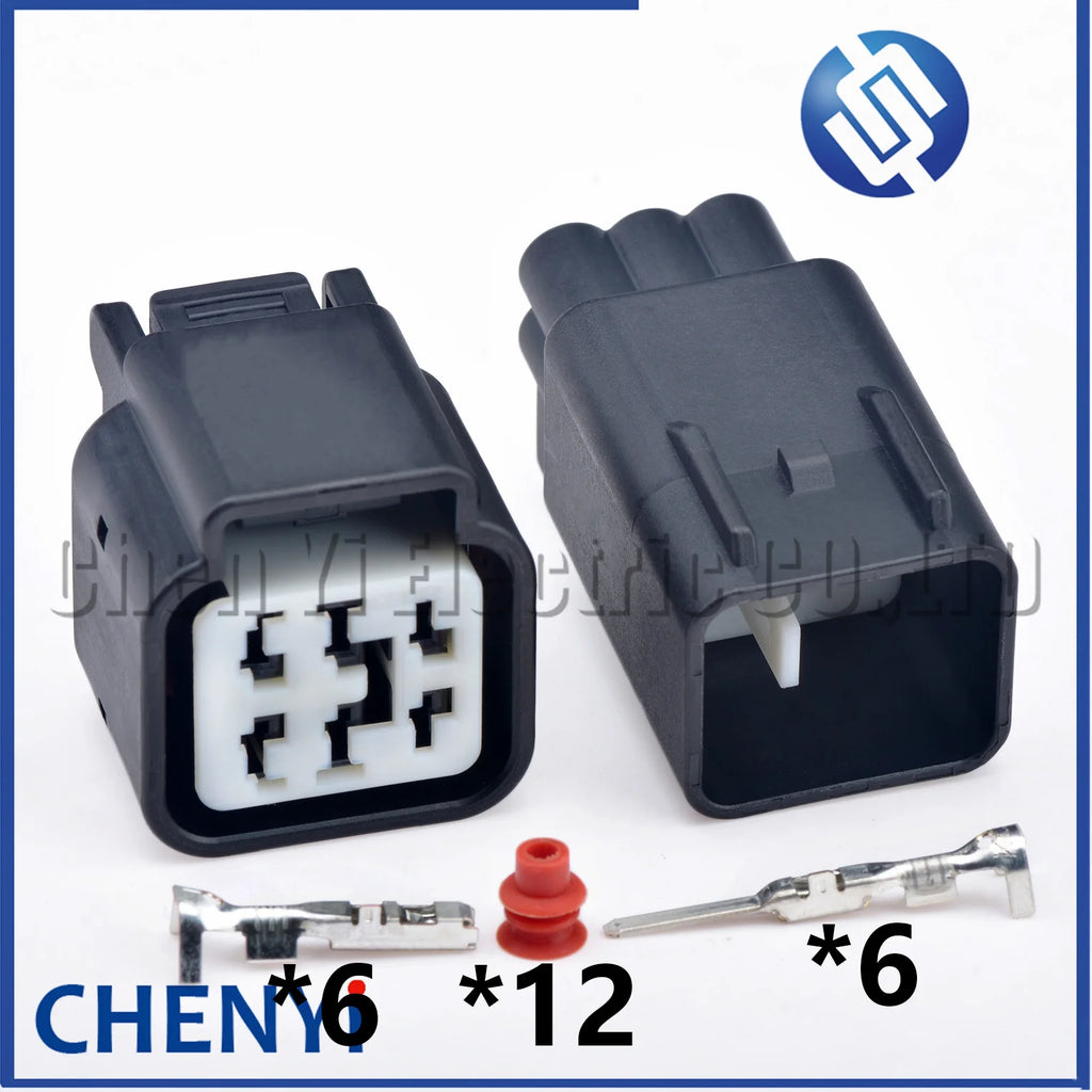 6 Pin Automotive waterproof connector Car headlight harness assembly plug MG645579-5 MG645579 With s Pin For Hyundai Kia