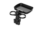 Car 360-Degree Rotating Dual-Cup Holder with Phone Stand and Expandable Base - Fits Most Round Car Cup Holes Accessories Amagi