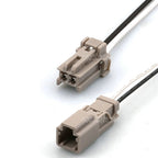 2 Pin Auto Unsealed Socket Trunk Car Lock Brake turn signals Connector Wire harness plug For Honda 6098-0240 6098-0239