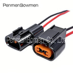 1 Set 2 Pin PB625-02027 Car Fog Lamp ABS Sensor Electrical Cable Connectors Wire Harness Plug for Mitsubishi Hyundai PB621-02020