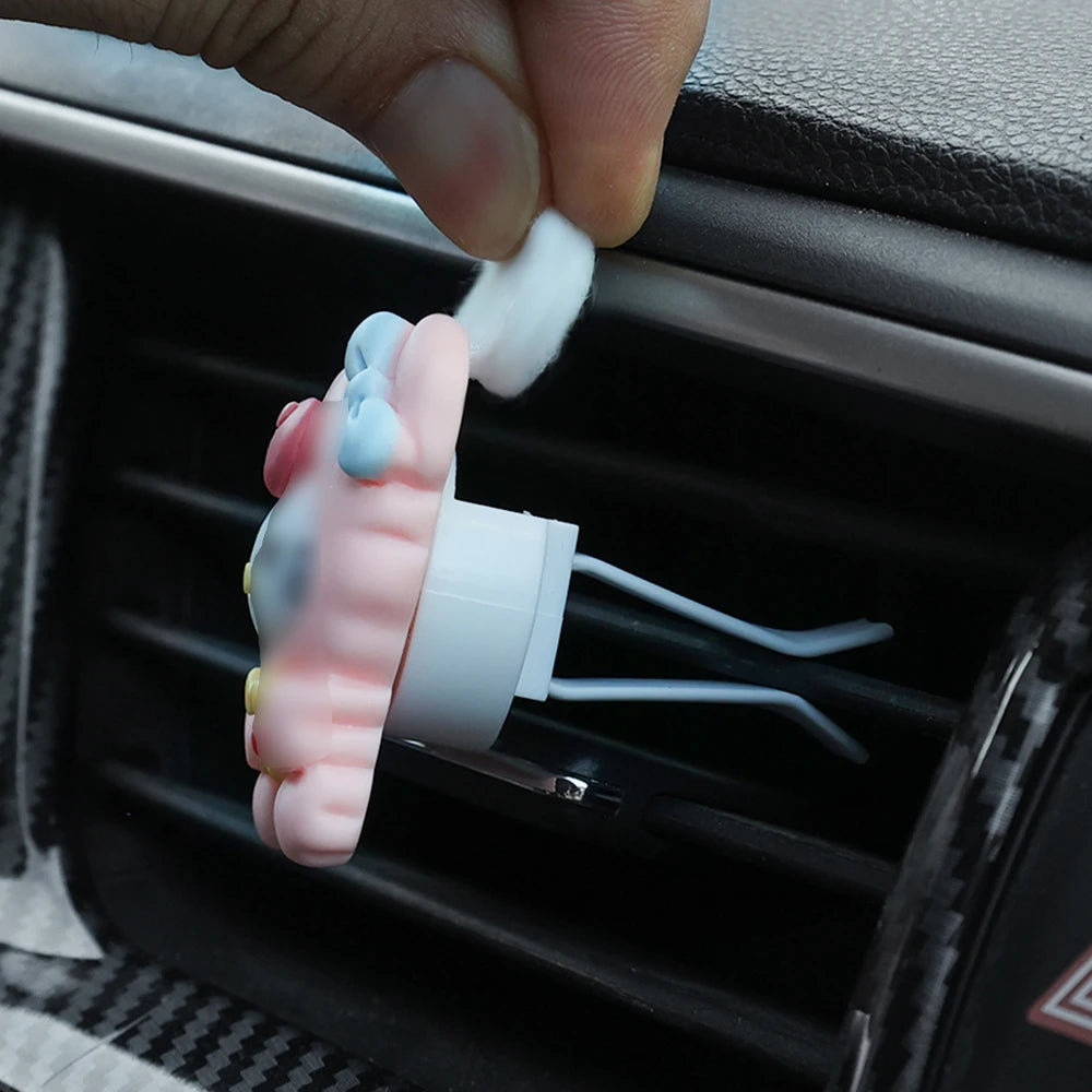 Car Interior Air Freshener Supplies Vent Clip Replacement Set Pads Solid Fragrance Scent Air Freshener Refill Tablets Deodorizer