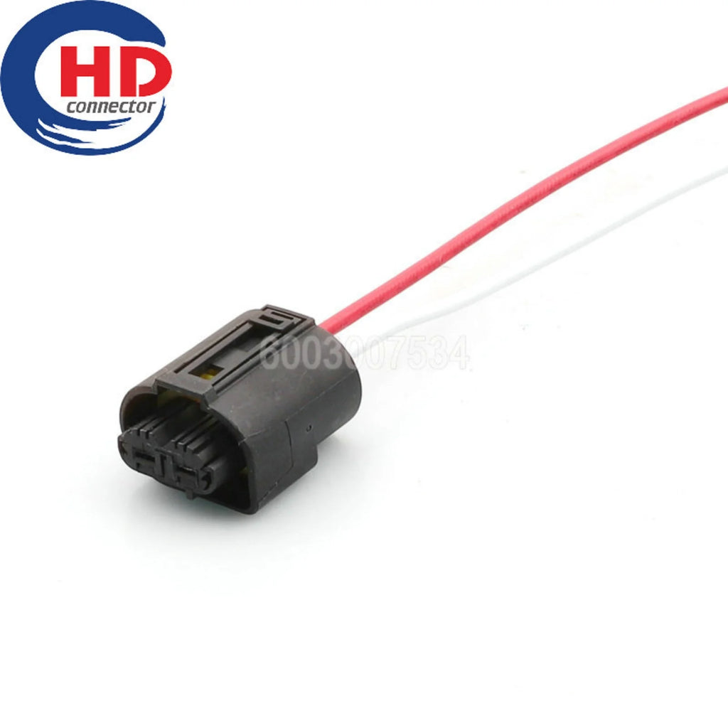 2 Pin Way Automobile Fog Lights Wiring Cable Connector With Wires Car Horn Sealed Sockets 1-968642-1 1-968643-1