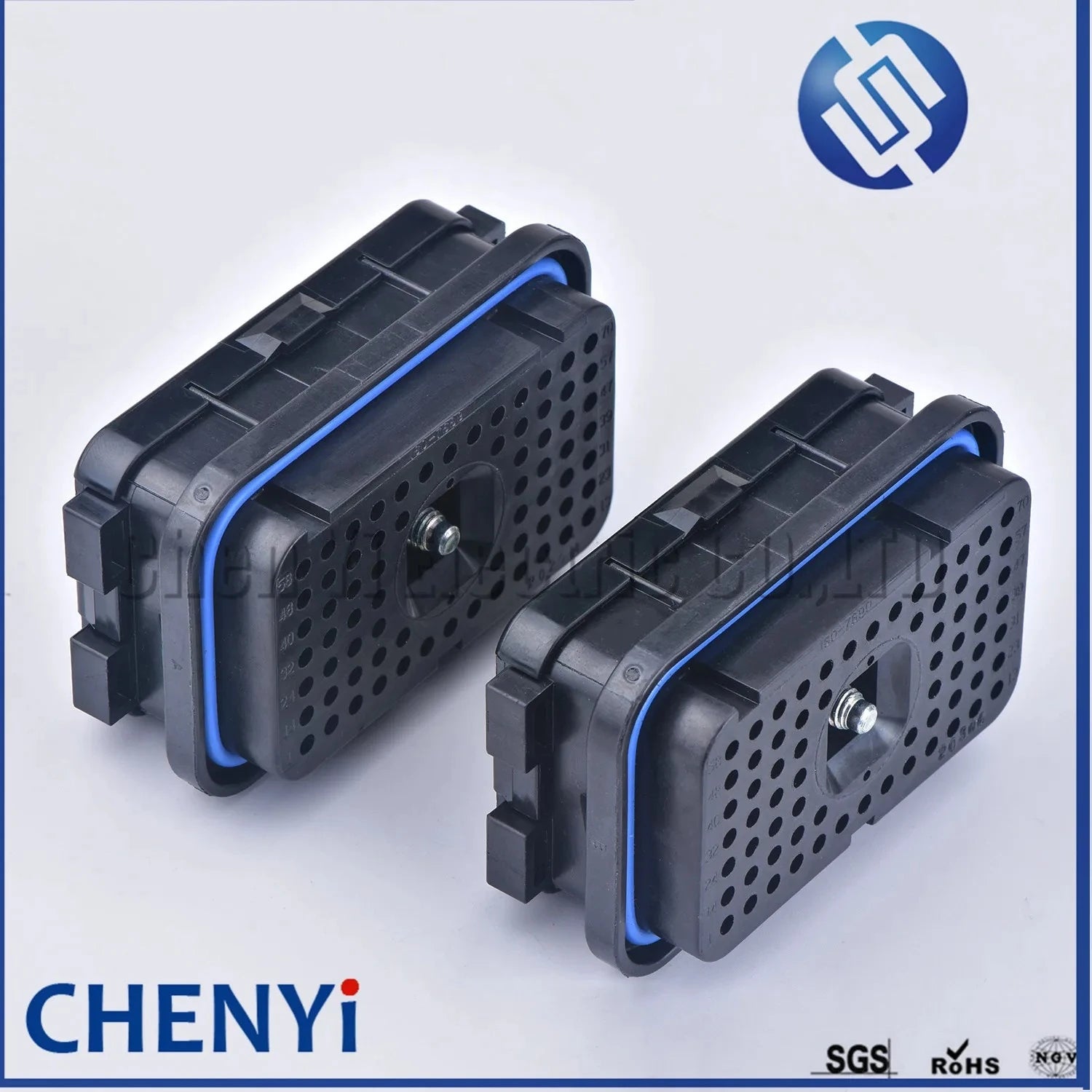 70 Pin Connector Excavator E325/330/345C/D computer board plug ECU connector Accessories 160-7689 160-7690