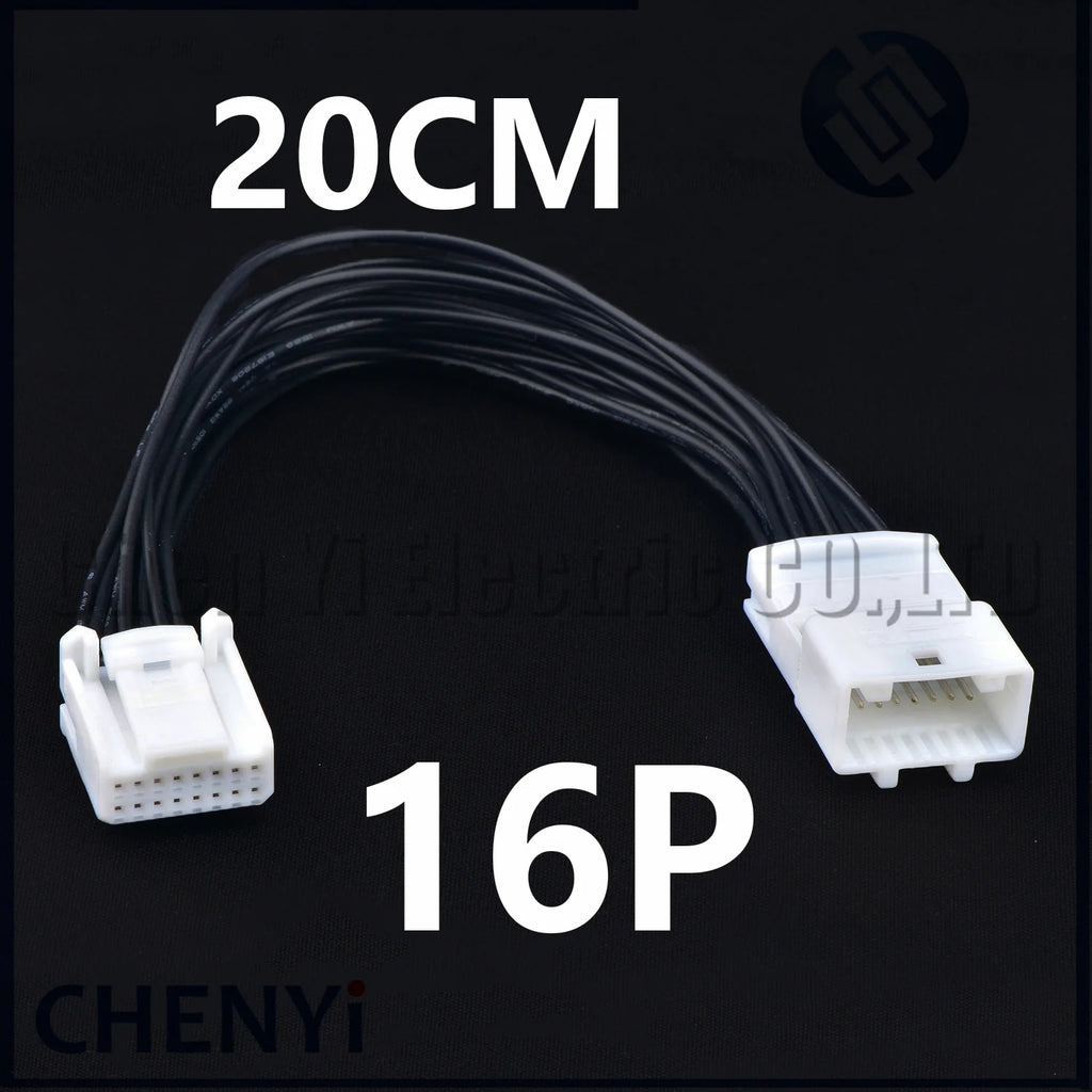 16 Pin Auto connector car Audio Navigation Rearview Wire harness plug 1318774-1 1565894-1 1473410-1 1318386-1 For Toyota Nissan