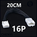 16 Pin Auto connector car Audio Navigation Rearview Wire harness plug 1318774-1 1565894-1 1473410-1 1318386-1 For Toyota Nissan