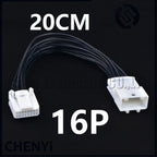16 Pin Auto connector car Audio Navigation Rearview Wire harness plug 1318774-1 1565894-1 1473410-1 1318386-1 For Toyota Nissan