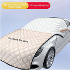 Universal Thicken Car Snow Cover Extra Large Windshield Hood Protection Cover Snowproof Anti-Frost Sunshade Protector Accessorie