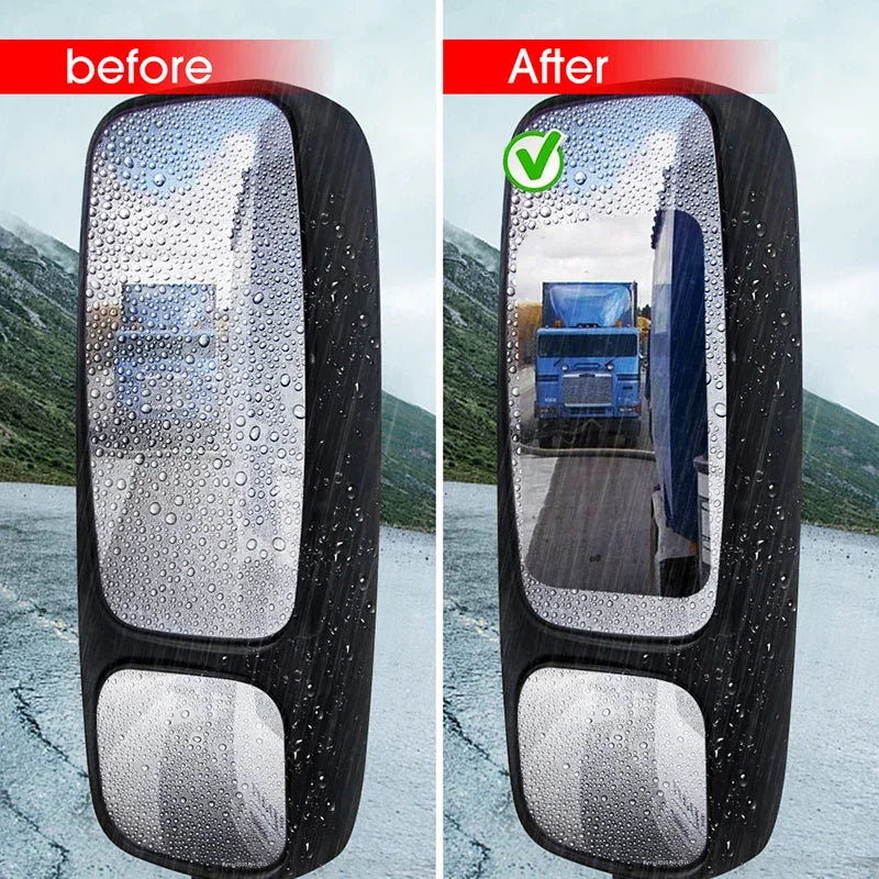 1-4PCS Car Side Window Rearview Rain Film Anti-Fog Rain-proof Car Window Mirror Waterproof Sticker Films Decals Rain Proof Films