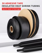 10/50/100/200M 3:1 Heat Shrink Tube With Glue Thermoretractile Heat Shrinkable Tubing Dual Wall Heat Shrink Tubing 2.4MM-25.4MM