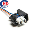 2 Pin 2.8mm Female Auto Waterproof Connector fog lamp/foglight plug H16 front lamp plug For Ford Carnival Fox 7183-3789-30