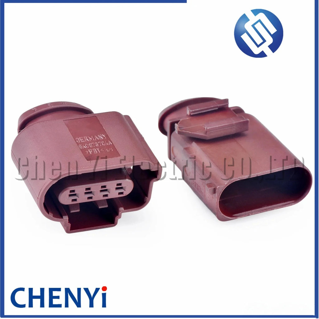 4 Pin Auto waterproof connector Car Pressure Oxygen O2 Sensor Wire harness plug 8K0 973 704A 8K0973704A 1K0973804A