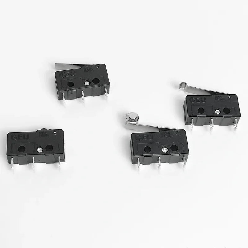 10/50/100Pcs Micro Limit Switch SPDT Snap Action, 5A 250V Mini Switch for Home Appliance, Control Circuit, DIY Projects
