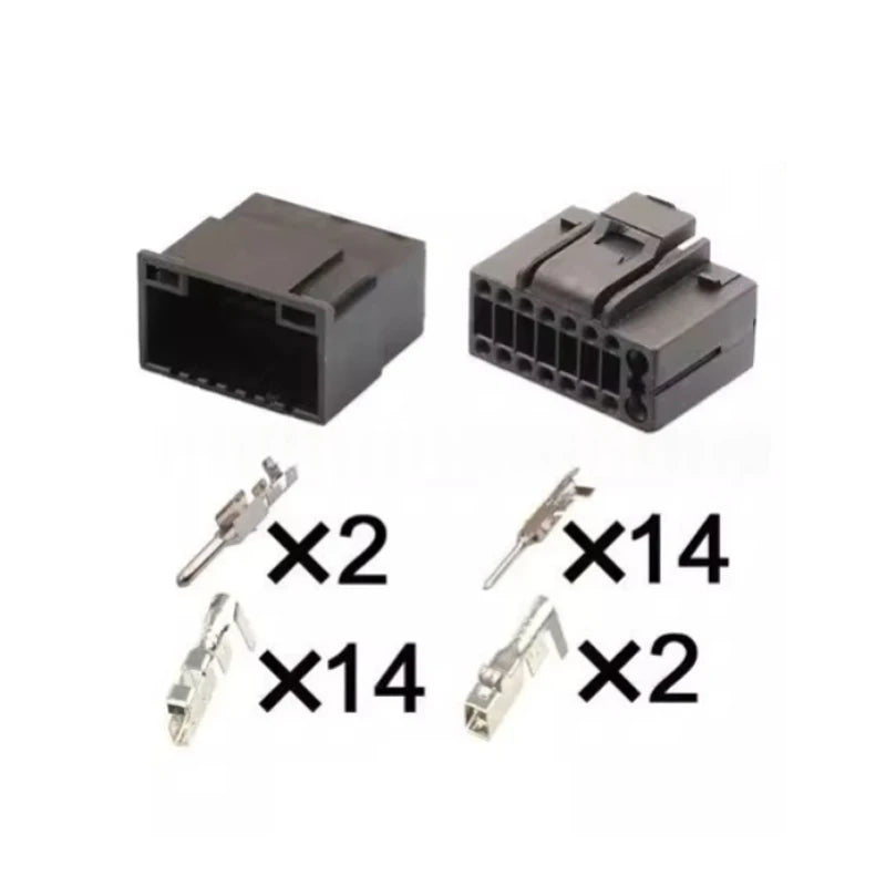 51128-1601 is suitable for Honda CRV Old Civic Android navigation 16-hole wiring harness plug DJ7161-1-1.6-11/21