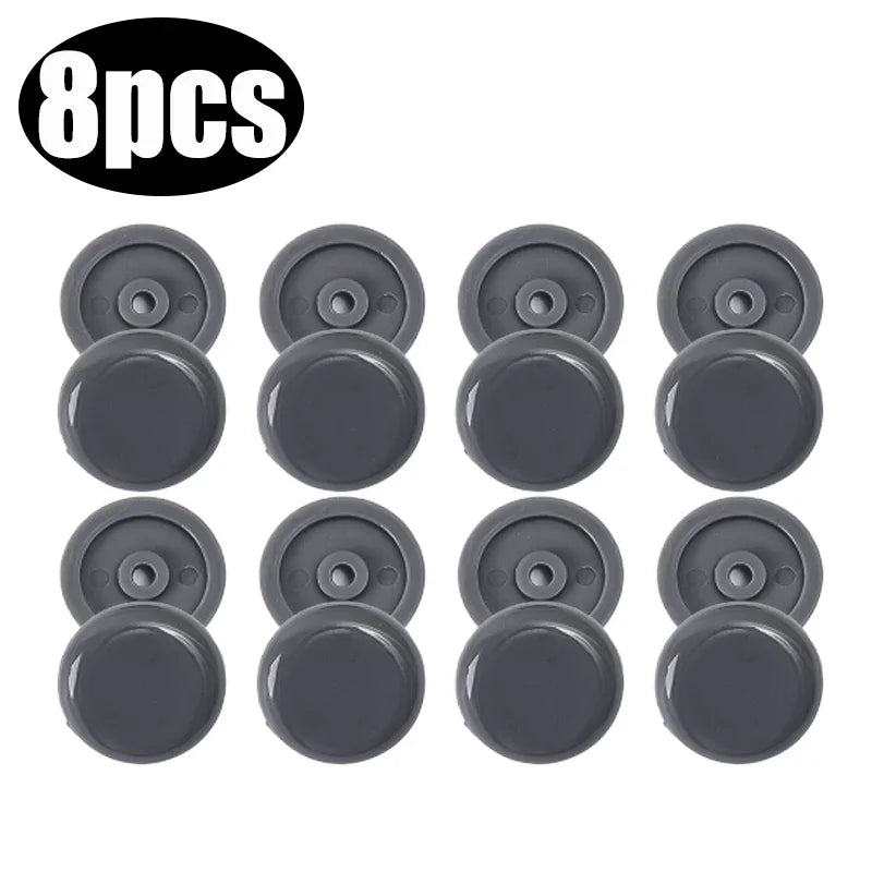 4/8pcs Car Safety Seatbelt Stopper Buckle Adjust Seat Belt Spacing Limit Stop Plastic Anti-slip Button Retainer Car Interior