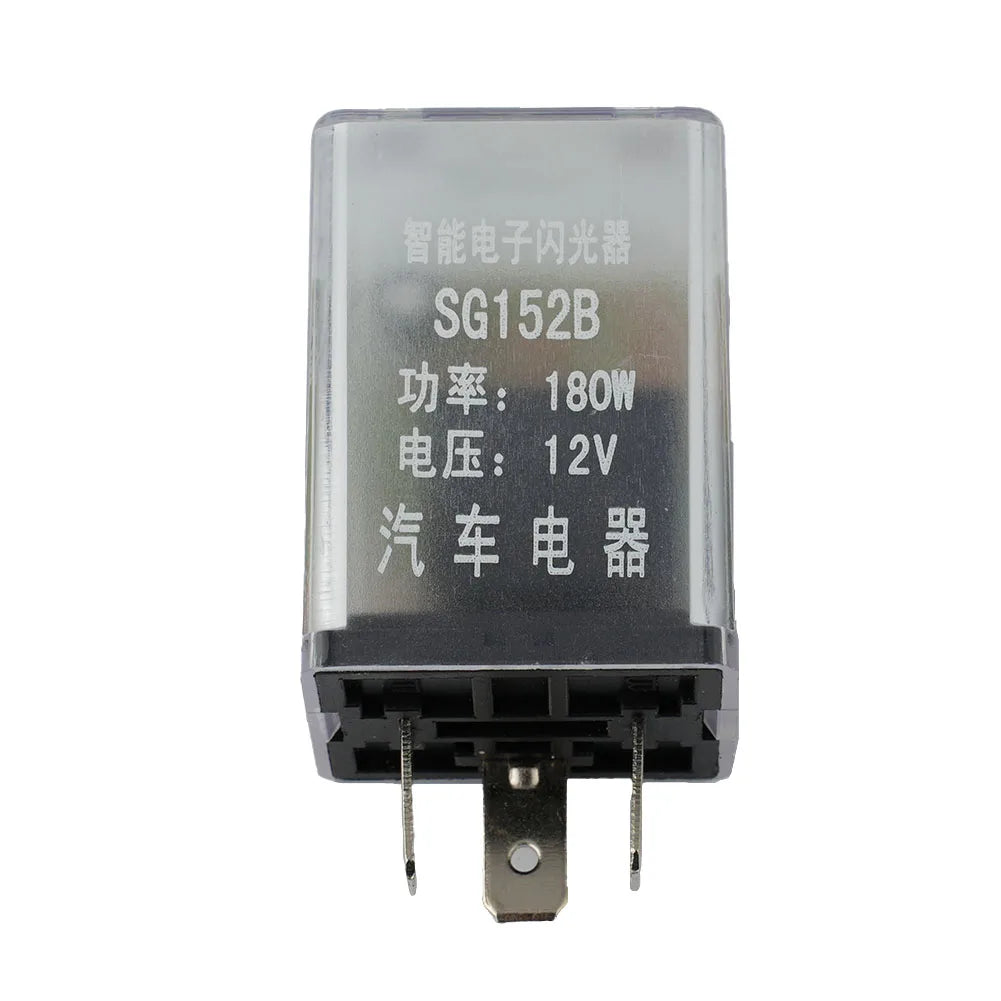 Car LED Light Flasher Relay 12V 3Pin Turn Signal Rate Control Blinker Relay 180W Car Turn Signal Indicator Flash Relay