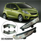 Car Side Rearview Mirror  Steering Light  95260949 For Chevrolet For Spark  2011-2017  Turn Signal Indicator  Lamp Accessories