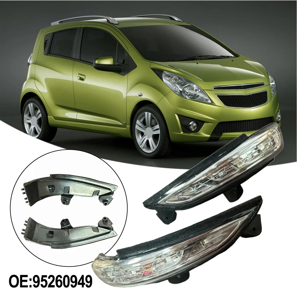 Car Side Rearview Mirror  Steering Light  95260949 For Chevrolet For Spark  2011-2017  Turn Signal Indicator  Lamp Accessories