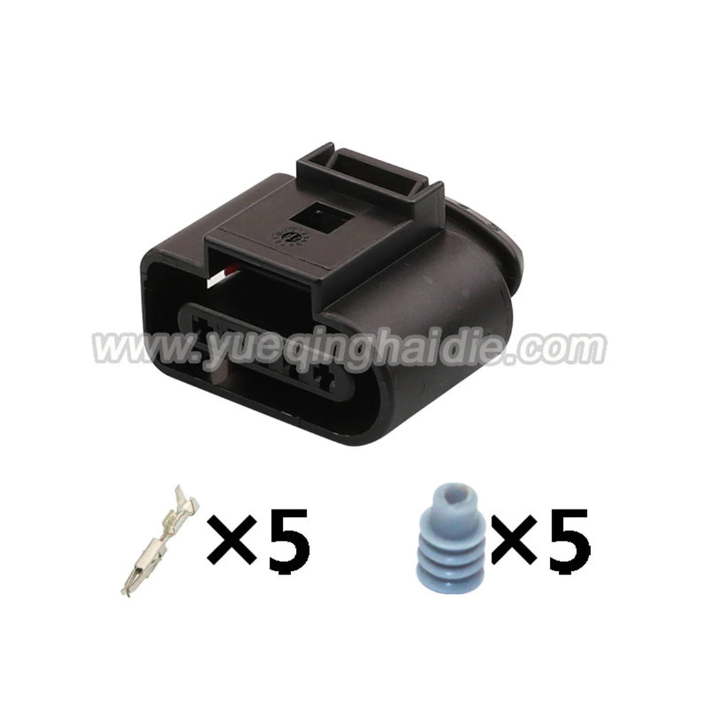 5 Pin Connector Waterproof 1.5mm Male Female Connector Automobile Wiring Harness Cable Plug for VW Audi 1-969920-1 1J0973705