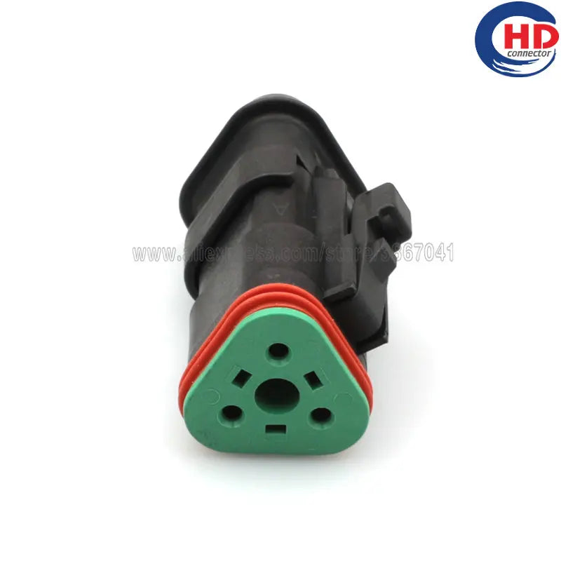 3pin auto waterproof electric plastic wire harness connector DT06-3S-CE13