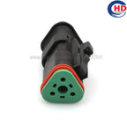 3pin auto waterproof electric plastic wire harness connector DT06-3S-CE13