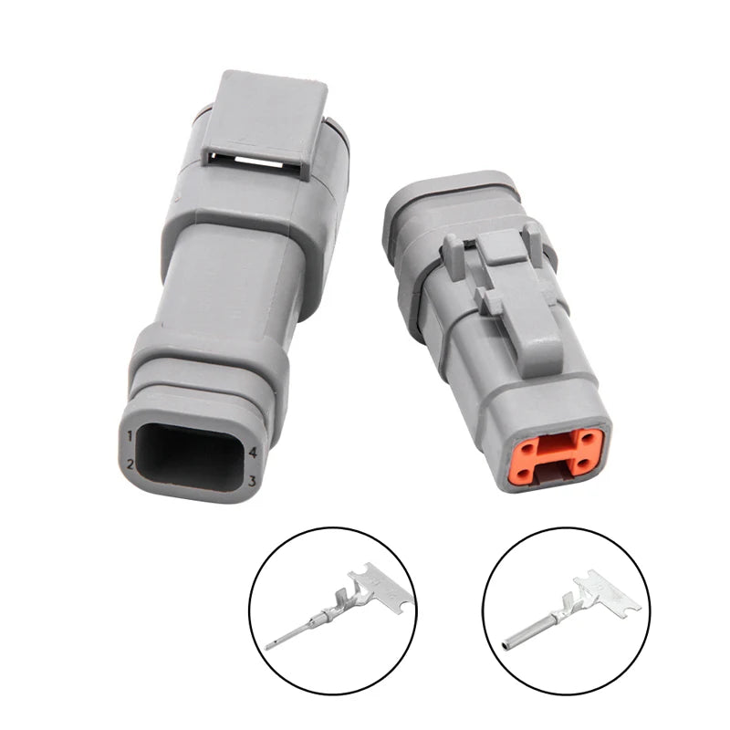 Automotive connector DTM06-2S-E007 waterproof connector DTM04-12PA-E007 male Female high cover plug DTM06-6S-E007