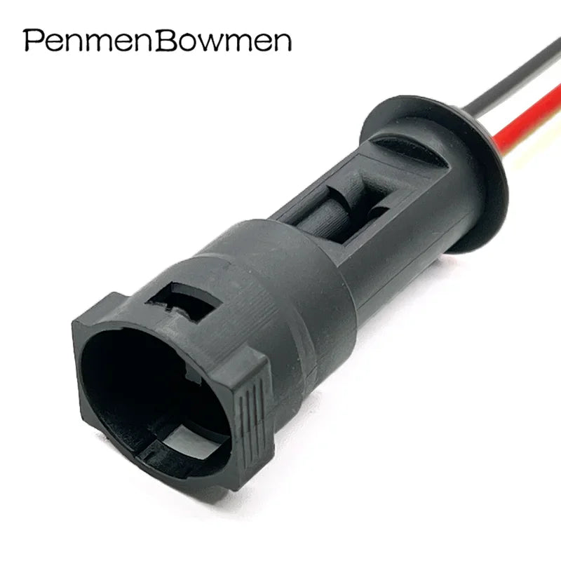 1 Set 3 Pin 1-926554-1 Car Round Protective Cover Plastic Shell Electrical Cable Connectors Wire Harness Plug