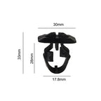 10Pcs Side Skirt Bracket Clips With Grommet For Mercedes R170 W202 W203 W204 W208 W210 Side Skirt Bracket Clamp And Washer
