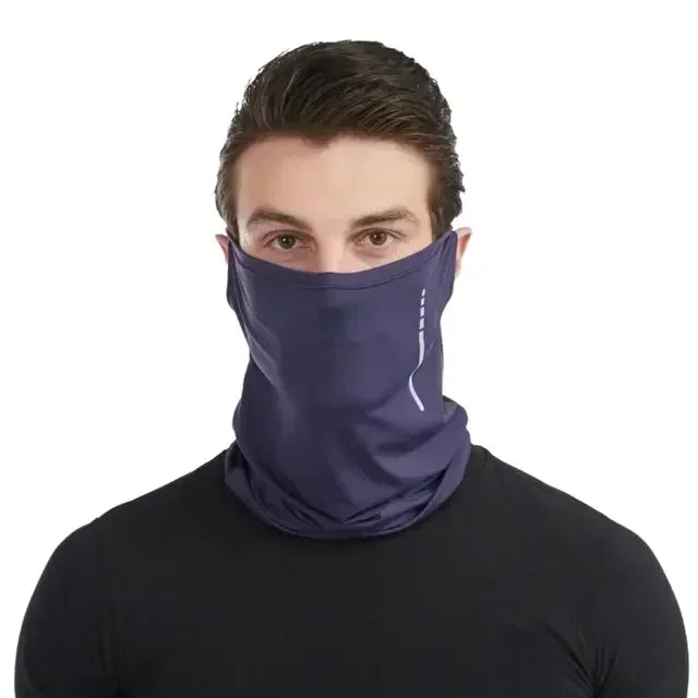 Ice Silk Breathable Bandana Face Cover Lightweight Cool Scarf Multi-functional Ultra-thin Sports Face Mask Outdoor Amagi