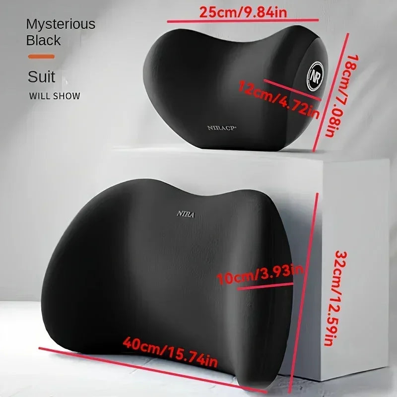 Car Headrest, Lumbar Support, Shoulder Pillow Pillow, Memory Cotton Waist Backrest Cushion, Household Automotive Products Amagi