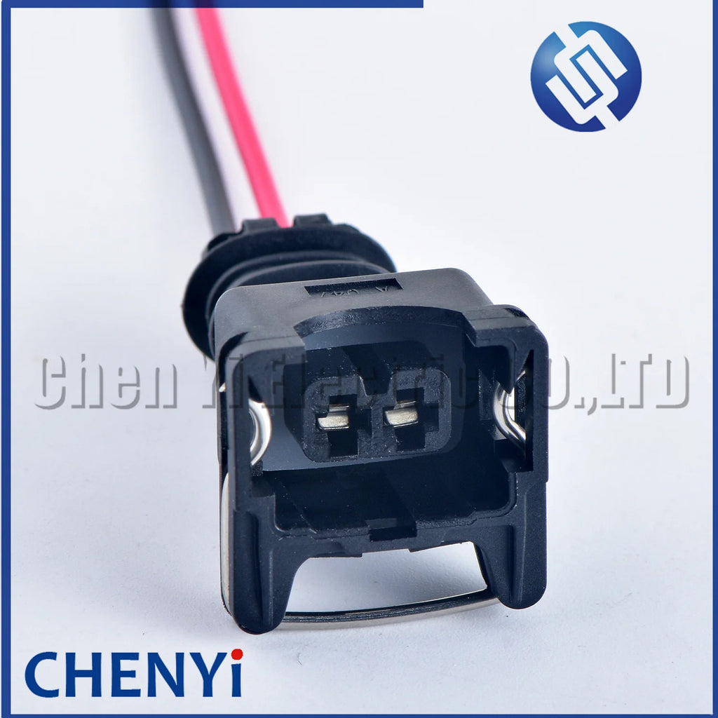 2 Pin efi series female Nozzle Ignition Coil Water Temperature Sensor wire  Plug connector EV1 282762-1 282189-1 with 15cm wire