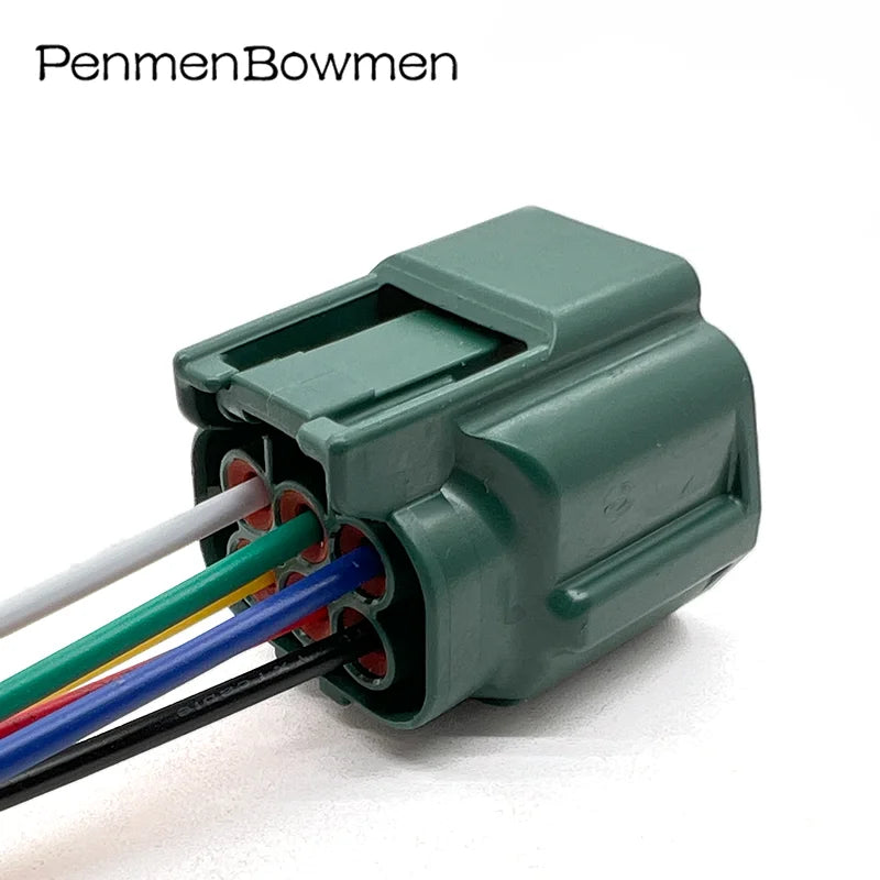1 Set 6 Pin 6189-0766 Car Throttle Waterproof Electrical Cable Connectors Female Wire Harness Plug For Nissan 6181-0511