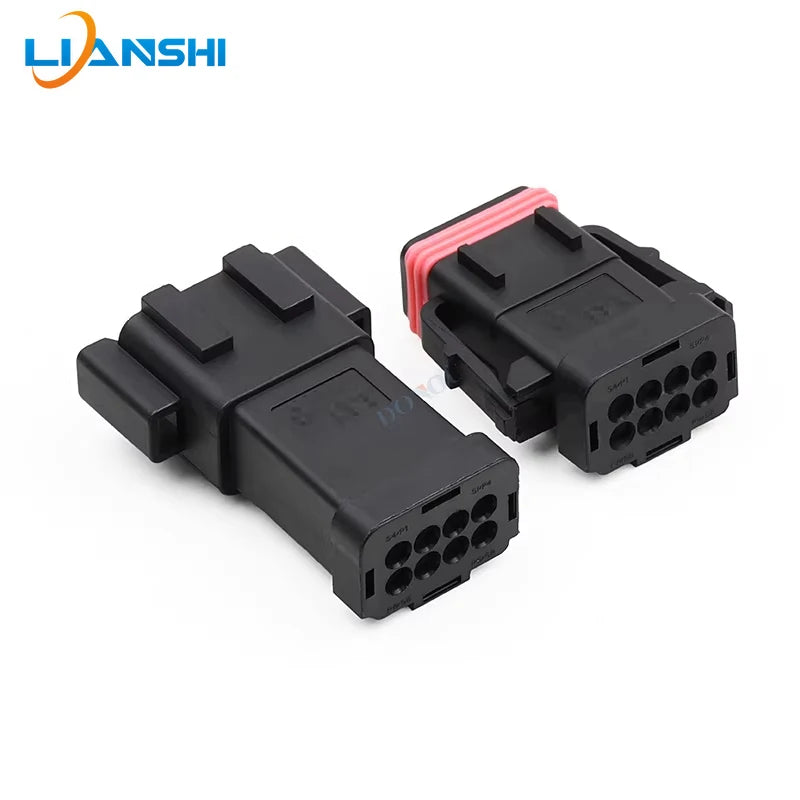 132015-0130 male and female 132015-0134 automotive waterproof connector ITT type 8-hole plug with terminal
